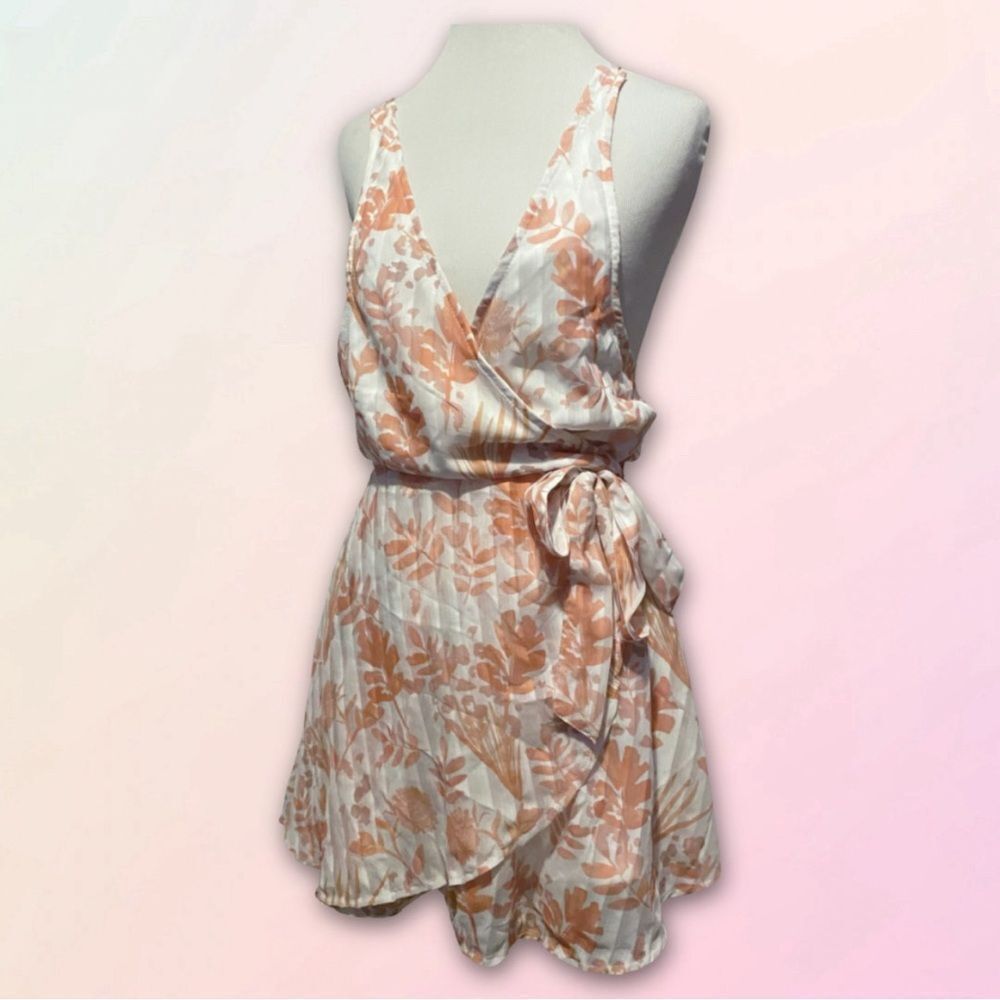 Morrisday The Label, Tropical Heat Mini Wrap Dress, XS*